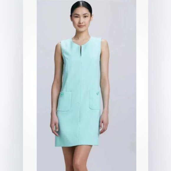 KATE SPADE Women’s Sheath Dress Pockets Mint Green Tiffany Blue NJMU2538 Size 0 - Picture 5 of 14